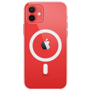 قاب شیشه ای شفاف  Iphone 12 قابلیت شارژ با مگ سیف Clear Case with MagSafe